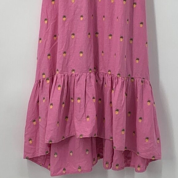 Farm Rio Embroidered Pineapples Midi Sweetheart Dress XS - Picture 5 of 9